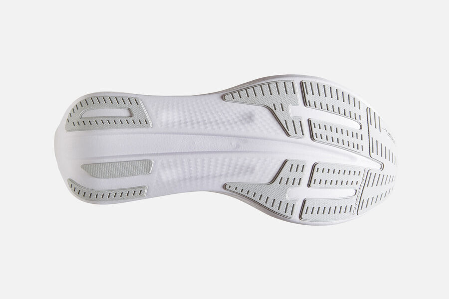 Brooks Hyperion Elite 2 Spikes Shoes Womens - White/Black - FQIAT-0214